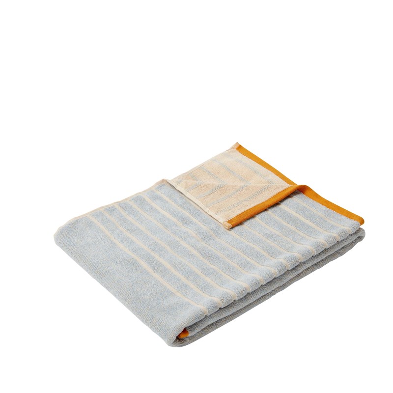 Hübsch Håndklæde  Lyseblå 70x140 1