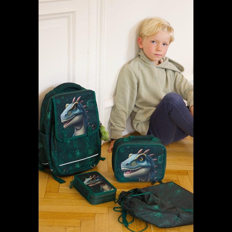 Grow Skoletaske StartPack Dino Grøn 10