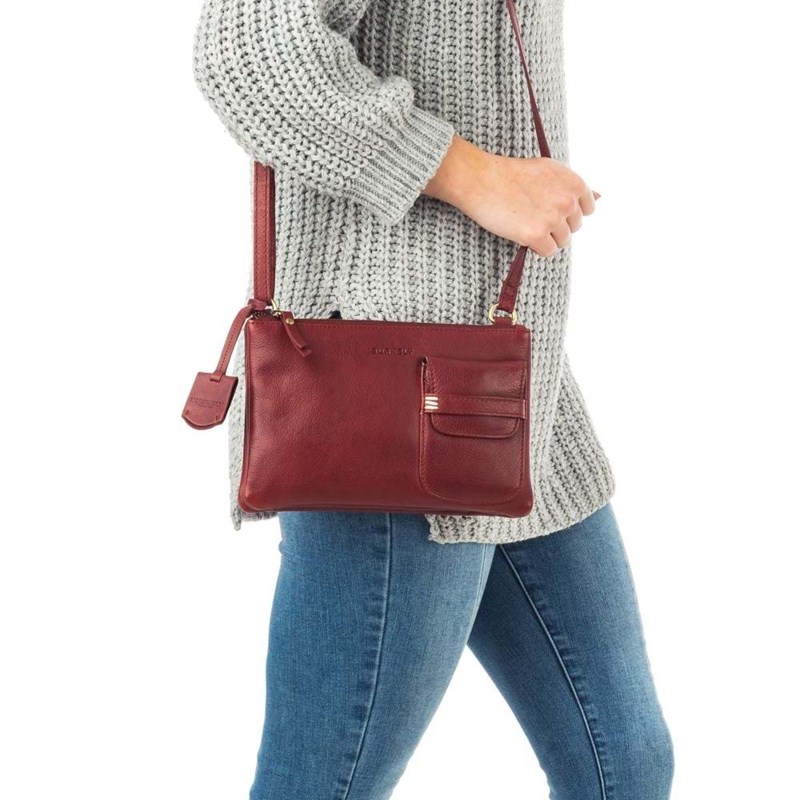 Burkely Crossbody Craft Caily X-Over M Rød 5