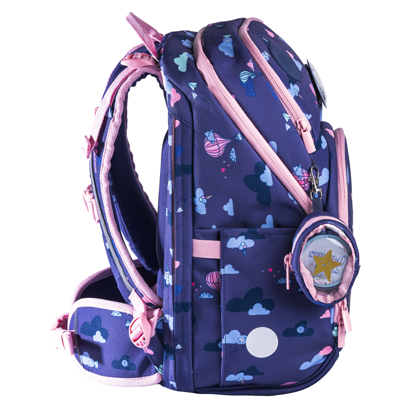 Frii of Norway Skoletaske Expand Best Friends Blå/mønster 3