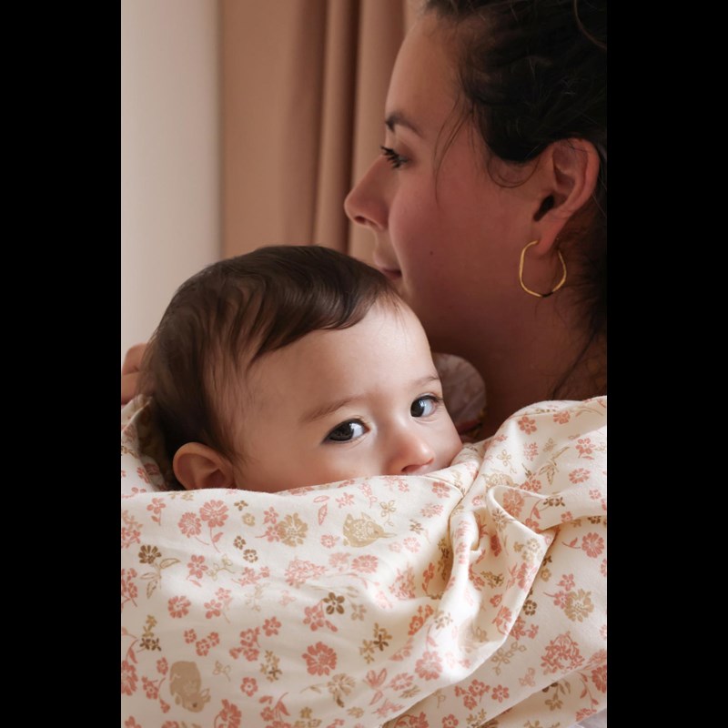 Cam Cam Copenhagen Sängkläder Baby Augusta Blommigt tryck 70x100 6