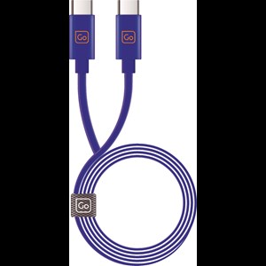 Go Travel Dual USB-C Connector Cable (2M Vit alt image