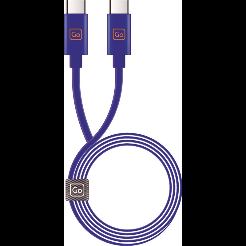Go Travel Dual USB-C Connector Cable (2M Vit 2