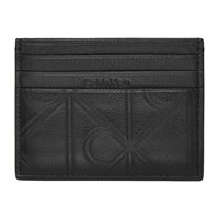 Calvin Klein Korthållare Embossed Emblem Svart 1
