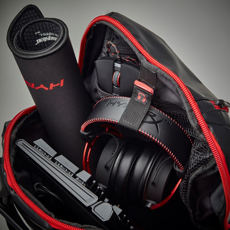 HyperX Rygsæk Scout Rød/sort 17" 3