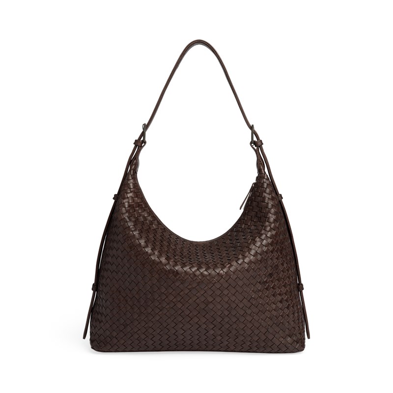 MARKBERG Axelväska TribecaMBG Weave M. Brun 14" 5