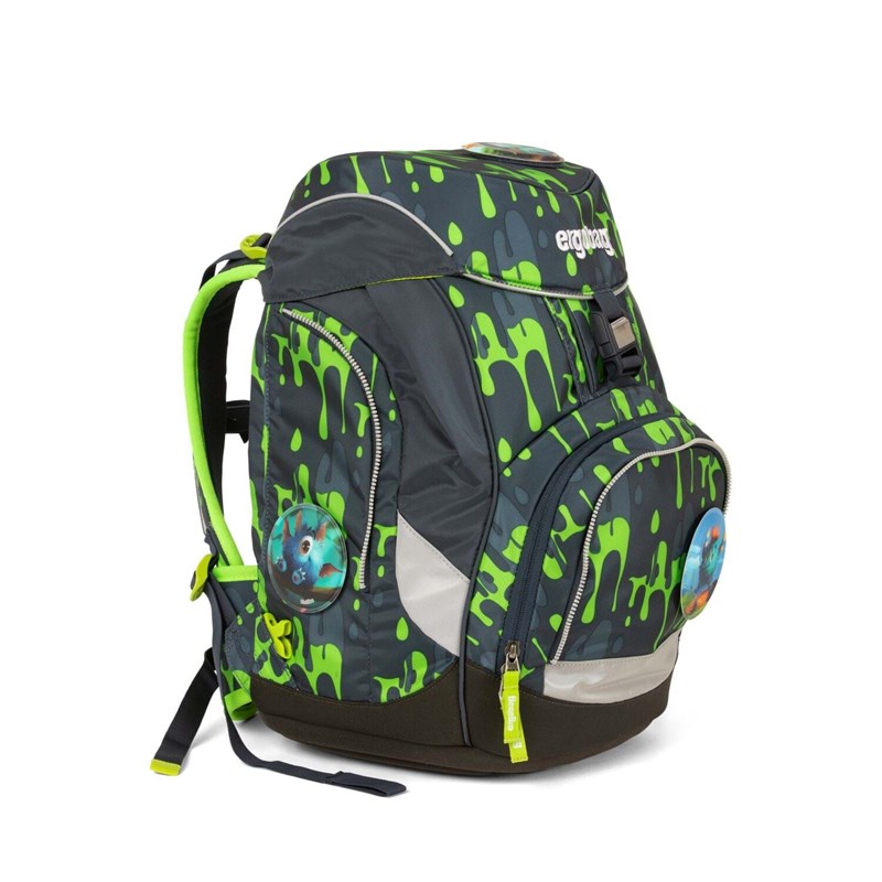 Ergobag Skoletaskesæt Pack Grå/grøn 2