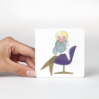 Antoni Legacy Drikkebrik Havfruen & Svanen Blå camuflage