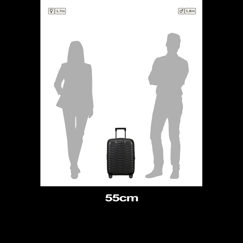 Samsonite Resväska Proxis M. Grå 55 Cm 10