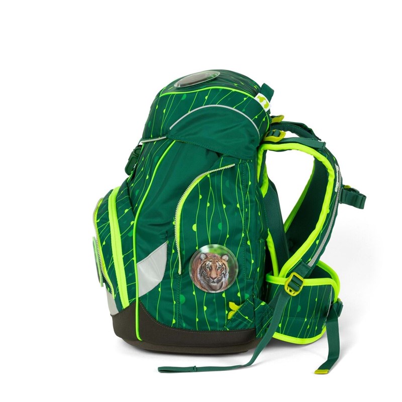 Ergobag Skoletaske Pack Lumi Edition Grøn mønster 3