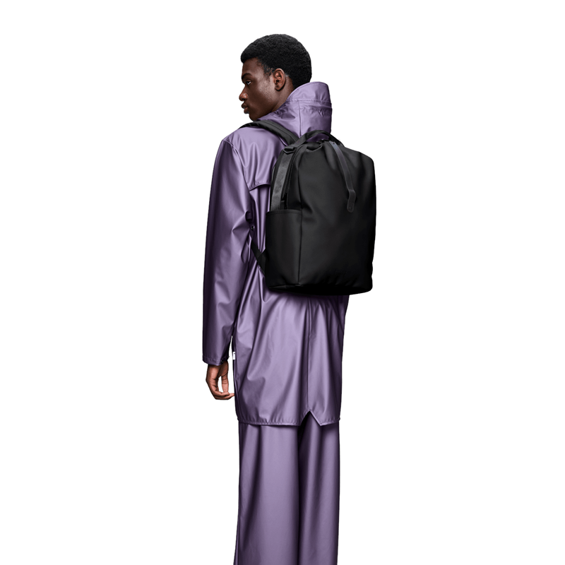 RAINS Rygsæk Clip Front W3 Sort 16" 2