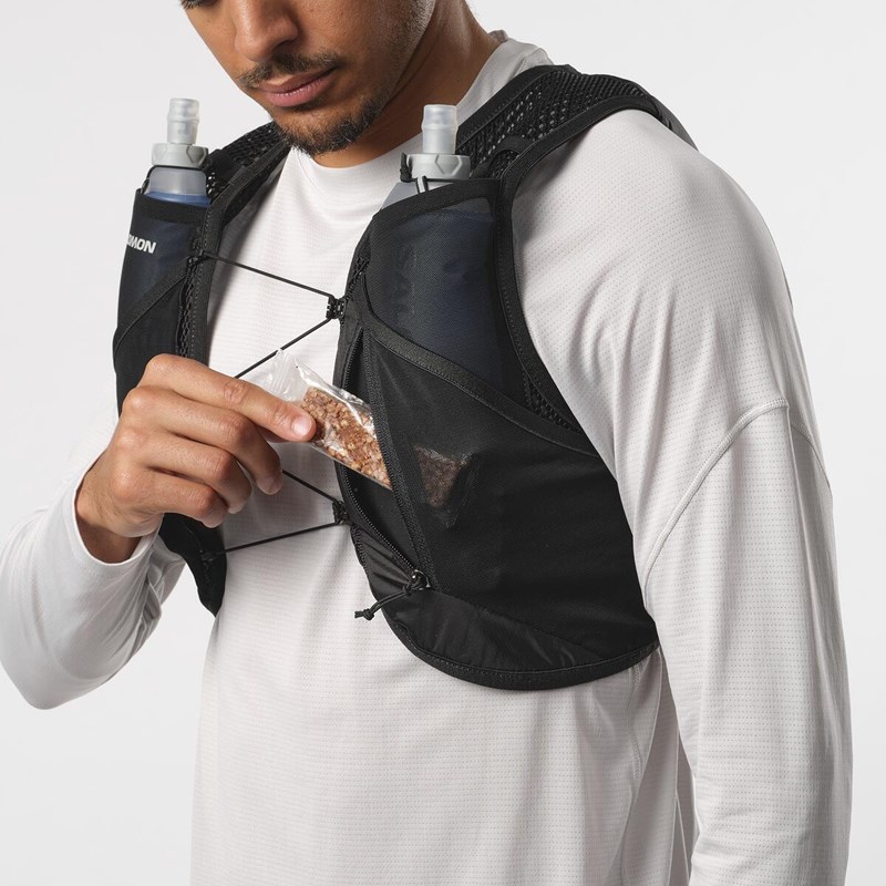 Salomon Löparväst Active Skin 4 Svart Str XL 7