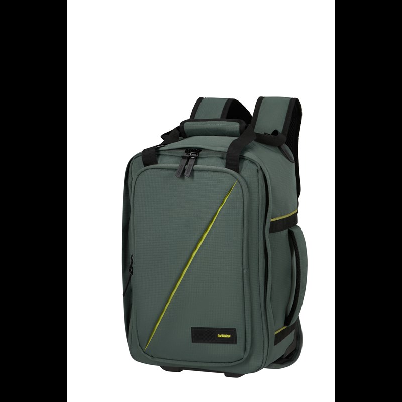 American Tourister Ryggsäck med hjul Grön Str S 5