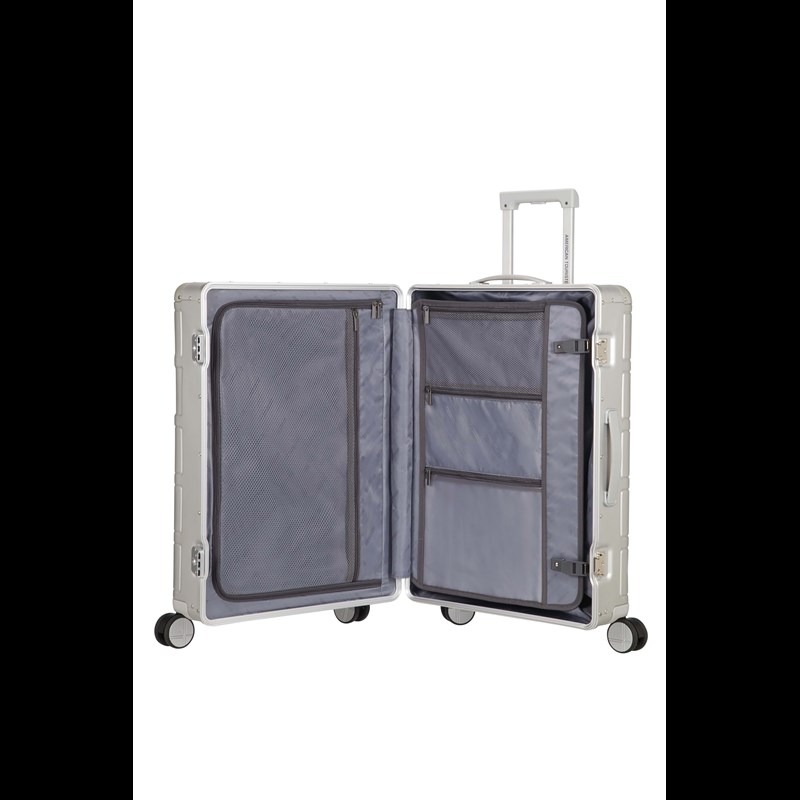 American Tourister Kuffert Alumo Sølv 67 Cm 4