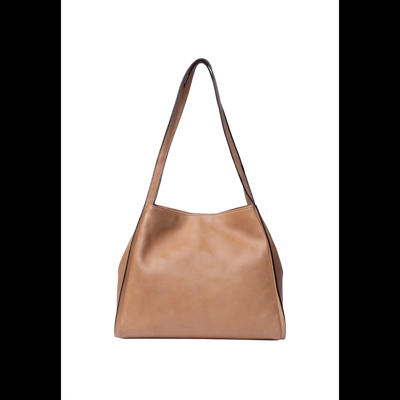 RE:DESIGNED Skuldertaske Nino Camel 1