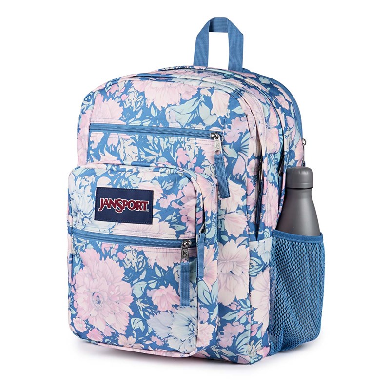 JanSport Ryggsäck Big Student Blå blomma 15" 5