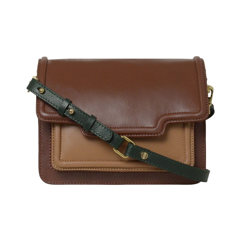 Belsac Crossbody Nede Beige/grön 1