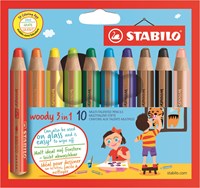 STABILO Färgpennor Woody 10-pack Multi