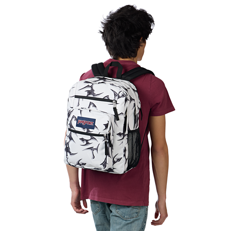 JanSport Rygsæk Big Student Hvid/sølv 15" 2