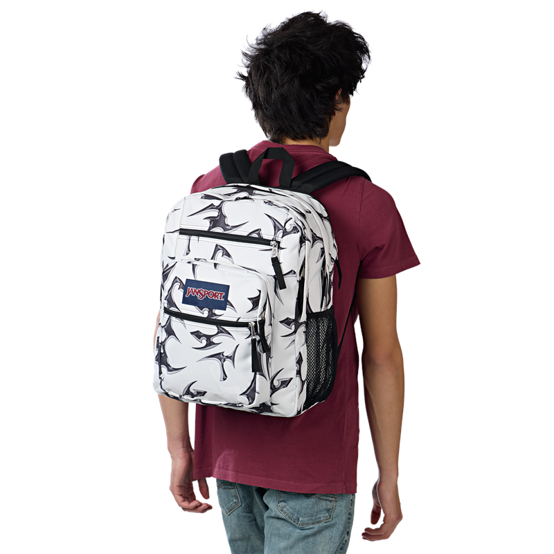 JanSport Ryggsäck Big Student Vit/Silver 15" 2