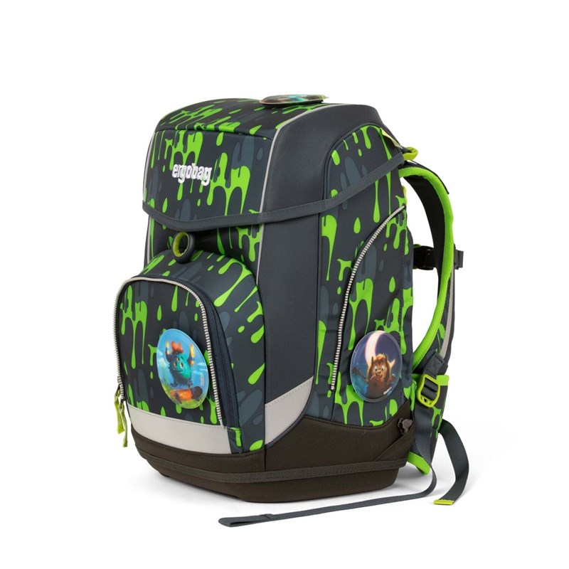 Ergobag Skoletaskesæt Cubo Grøn tern 5