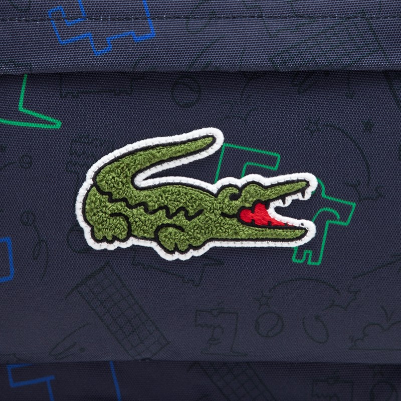Lacoste Ryggsäck Core Print Blå/Svart 6