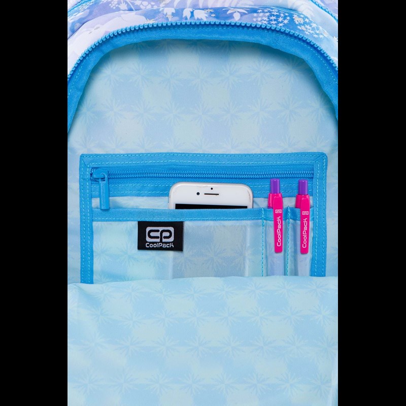 Coolpack Skoletaske Spark L LED  Lyseblå/lilla 4