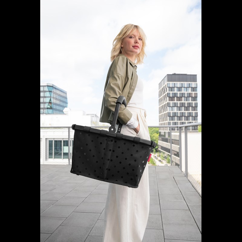 Reisenthel Shoppingkorg Carrybag Svart mönster 9