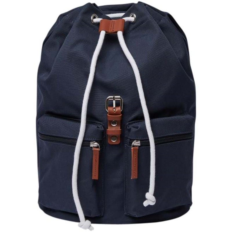 Sandqvist Rygsæk Roald Navy/Cognac 15" 2