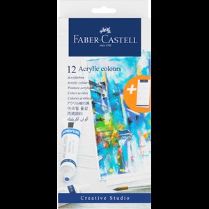 Faber-Castell Akrylfärger Startset 12 st. Multi