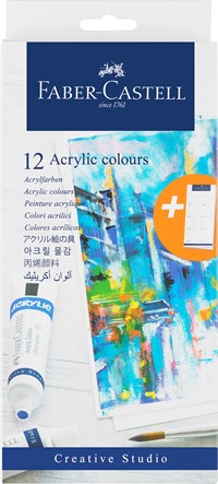 Faber-Castell Acrylfarver Startersæt 12 stk Multi 1