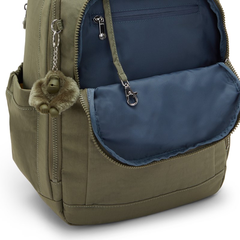 Kipling Rygsæk Seoul Cabin Army Grøn 5