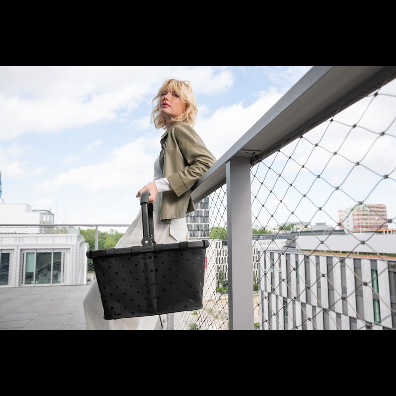 Reisenthel Indkøbskurv Carrybag Sort mønster 2