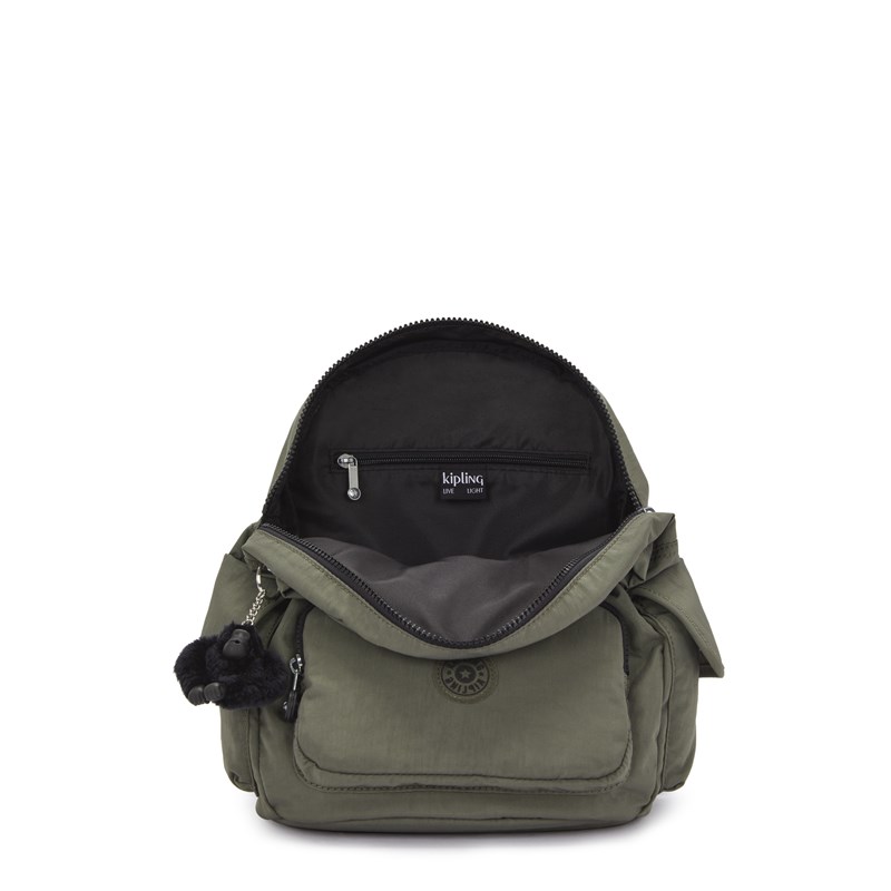 Kipling Ryggsäck City Pack S Mörkgrön 4