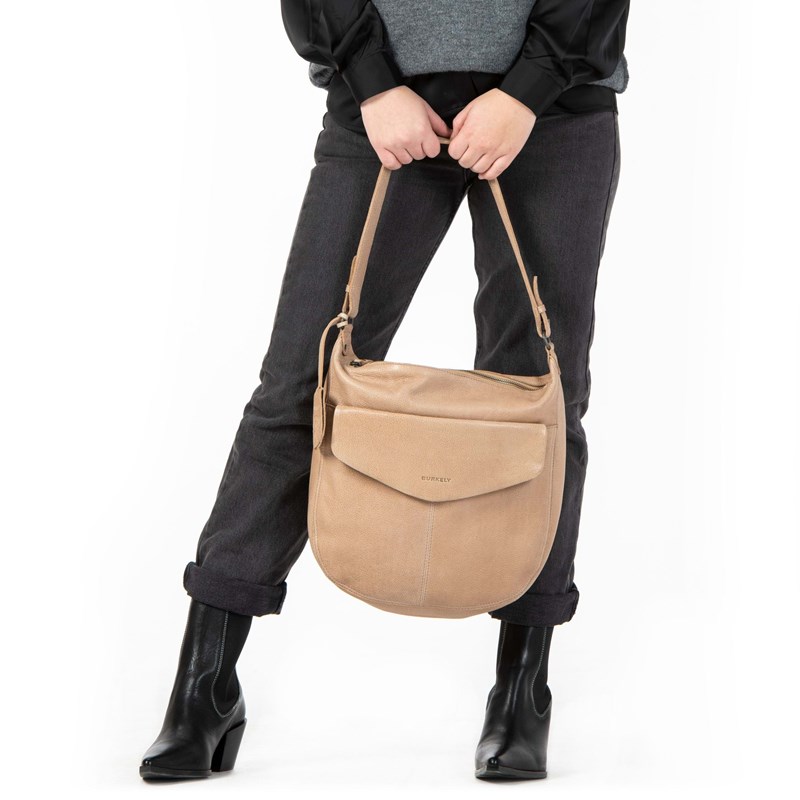Burkely Skuldertaske Just Jackie Beige 2