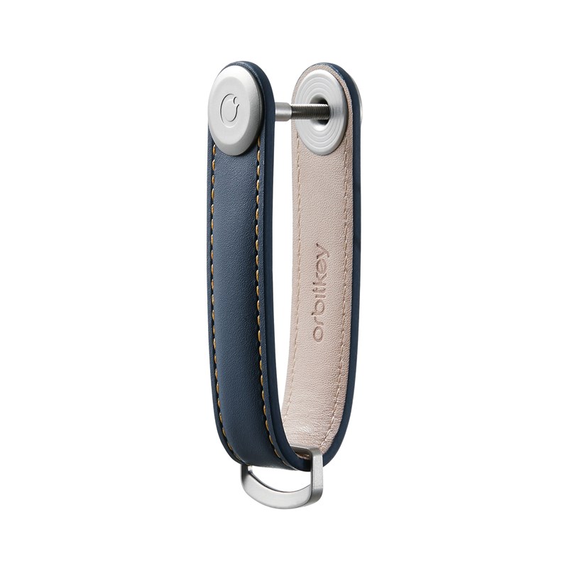 Orbitkey Nøgleholder Leather Blå 4