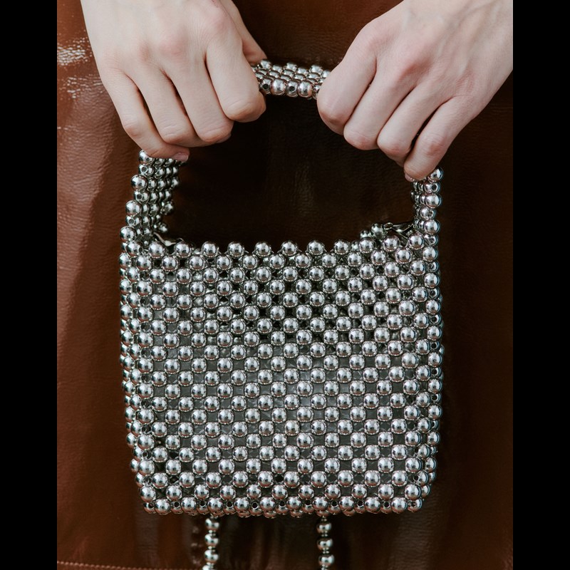 DAY ET Handväska Day Beaded Silver 5