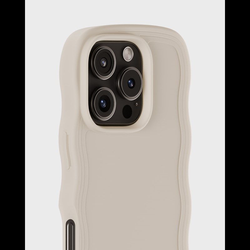 Holdit Mobilfodral Wavy Beige Iphone 16 Pro Max 3