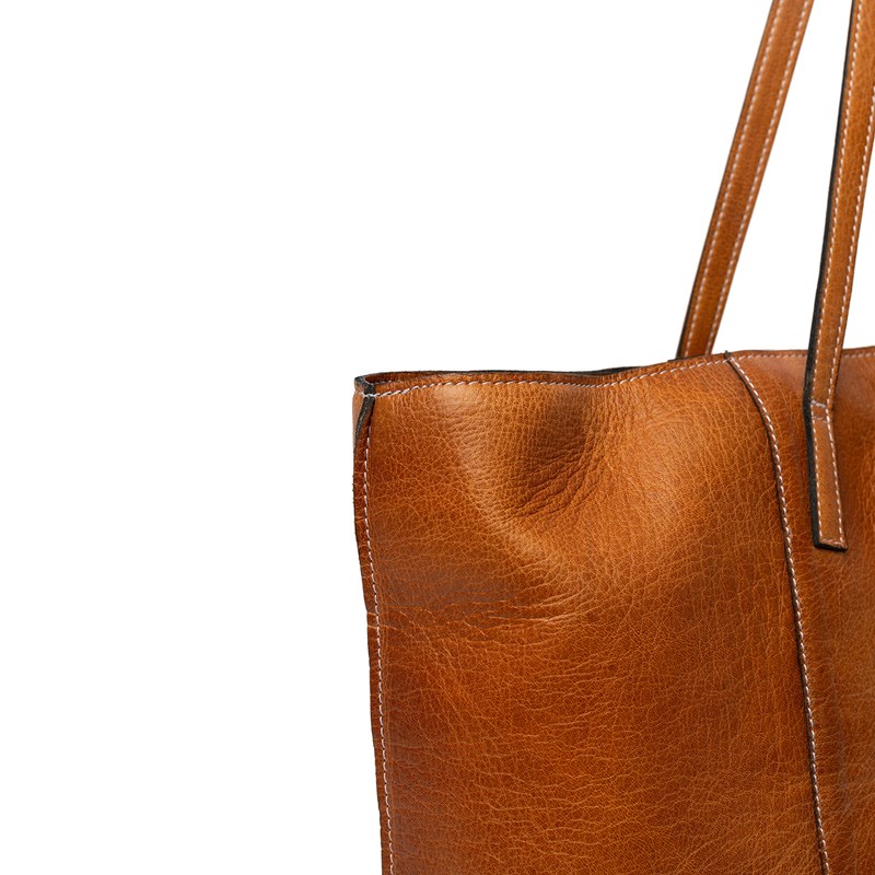 RE:DESIGNED Shopper Malou Big Cognac 3