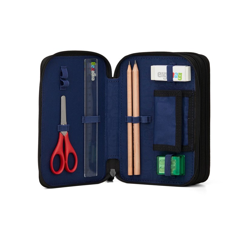 Ergobag Pennfodral M Super ReflectBear Svart med mönster 3
