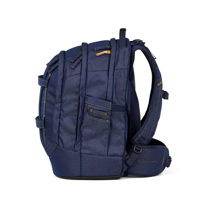 Satch Skolväska Set Denim Blue Denim 7