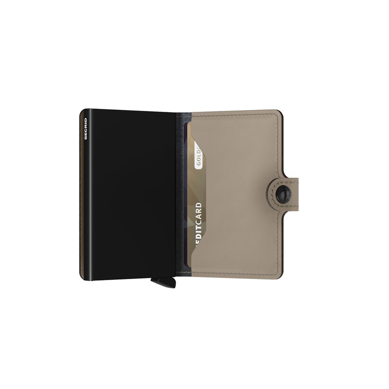 Secrid Kortholder Mini wallet Beige/grå 4