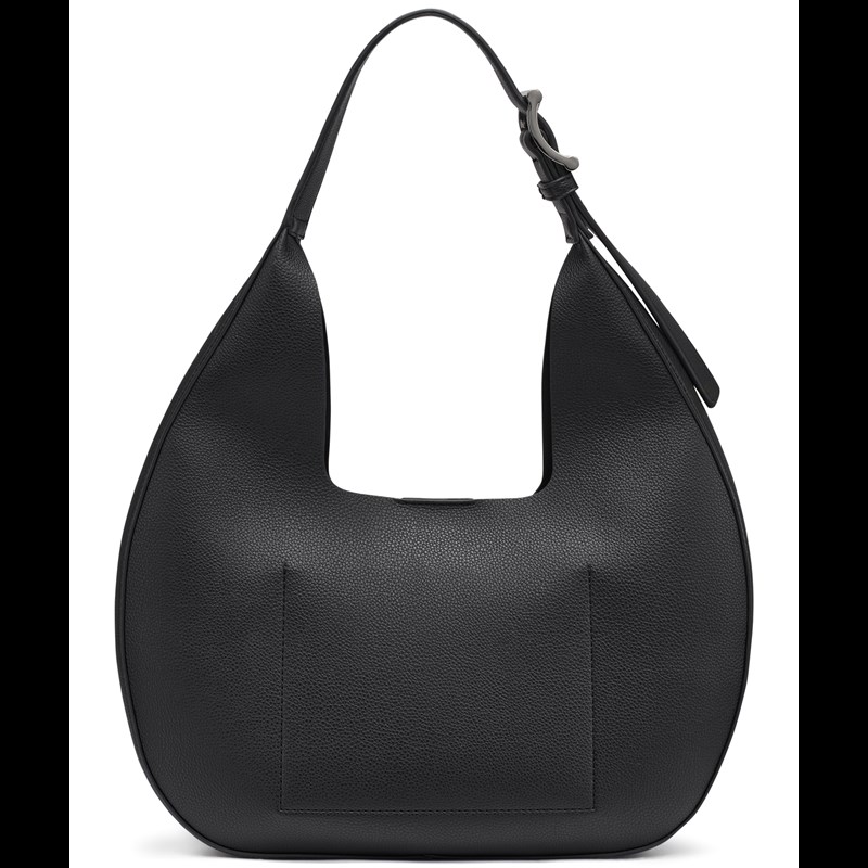 DKNY Axelväska Camila MD Hobo Svart/Silver 4