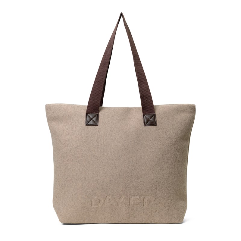 DAY ET Shopper Day Woolen Bag Taupe 1