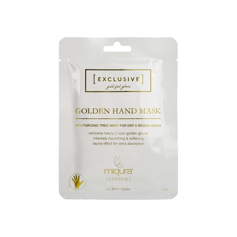 Miqura Hånd Maske White Musk Hvid/Guld