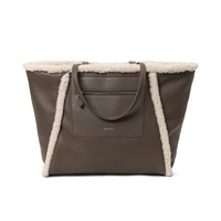 DAY ET Shopper Day Faux Shearling Brun 1