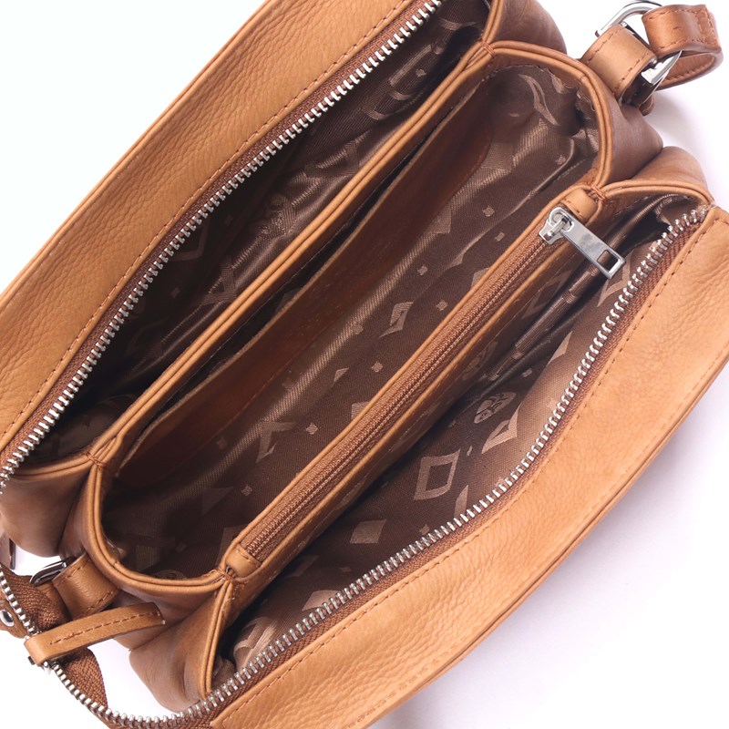 Adax Skuldertaske Esther Venezia Cognac 4