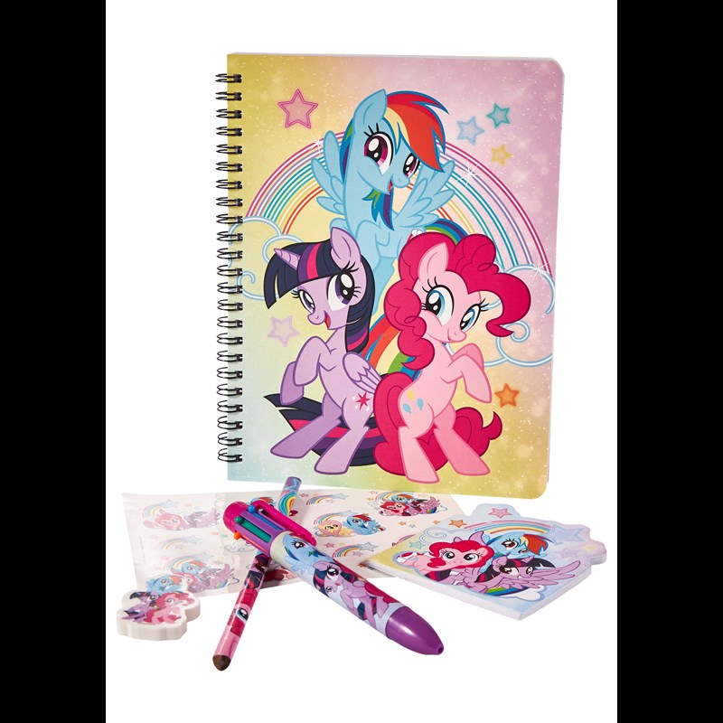 My Little Pony Skrivesæt MLP Lilla/hvid/pink 2