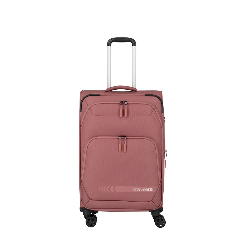 travelite kuffert Kick Off Rosa 67 Cm 1