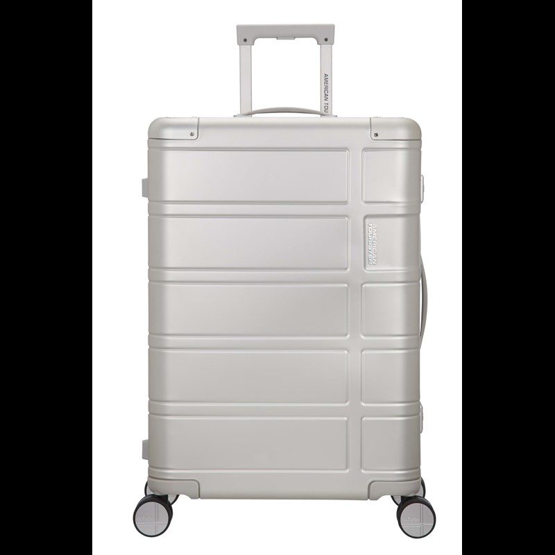 American Tourister Kuffert Alumo Sølv 67 Cm 1